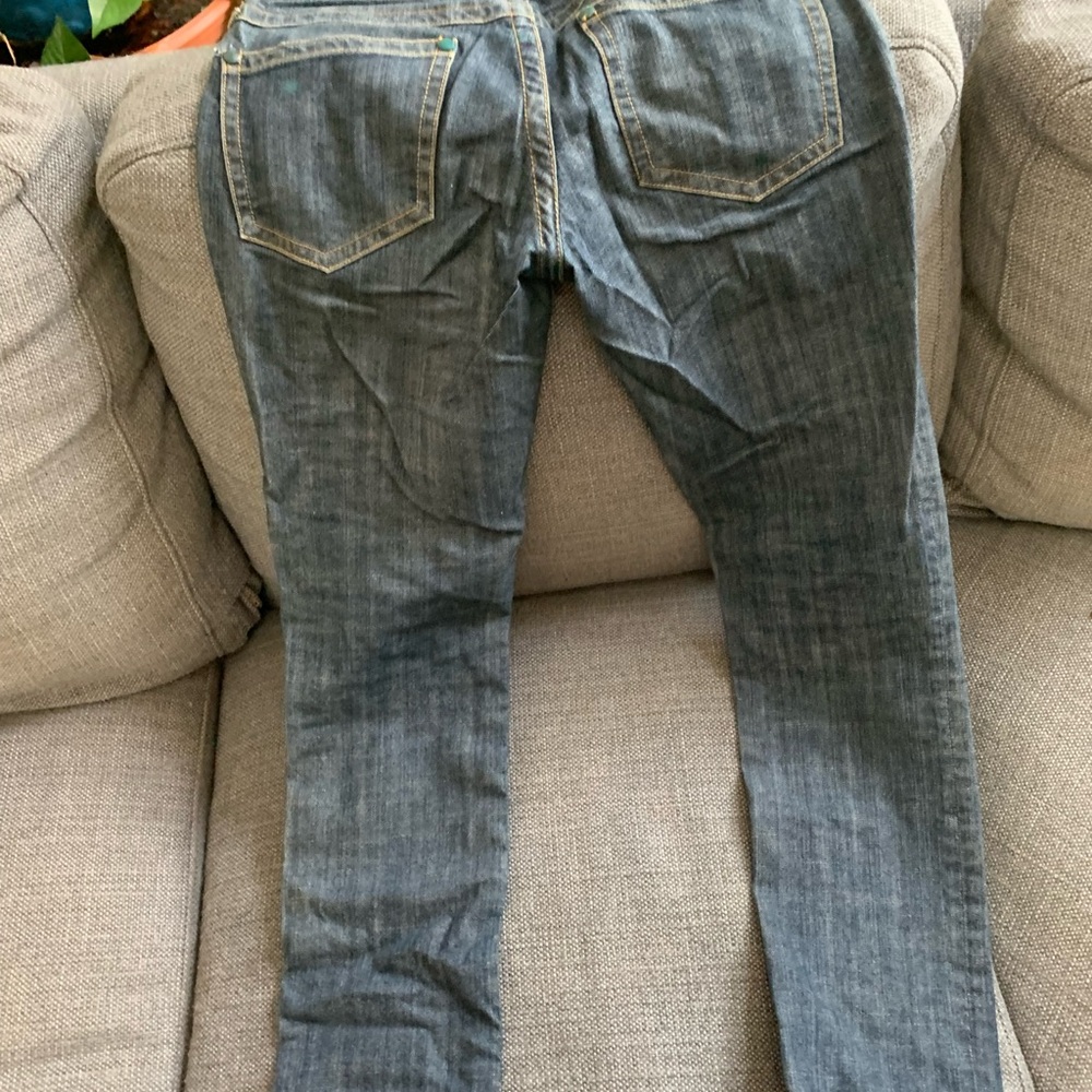 Free People Indigo Denim Pants